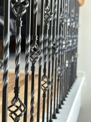 Iron balusters near Hampton, Virginia