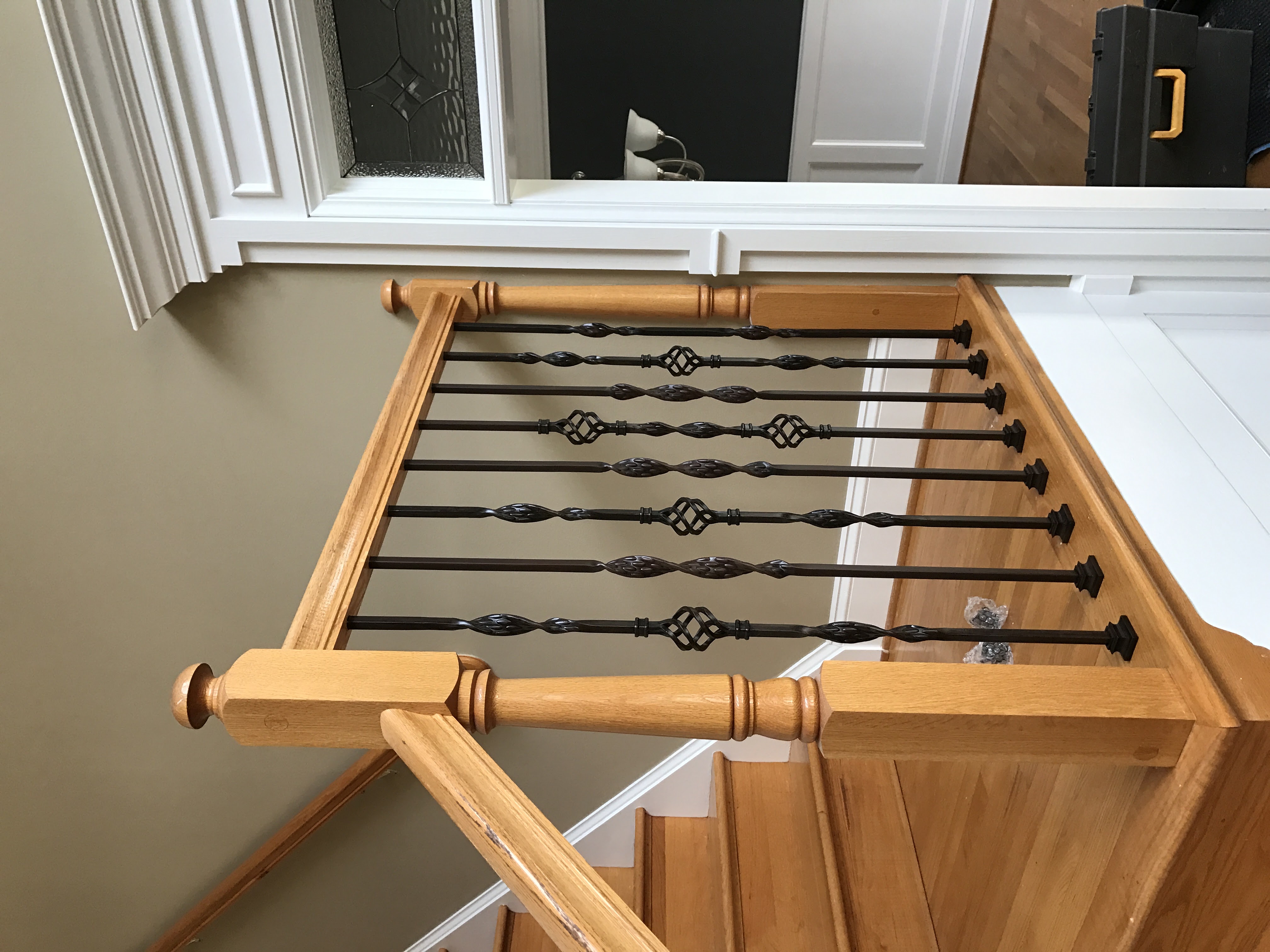 Ribbon Iron balusters - The Finishing Company